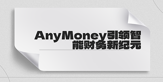 重塑记账艺术，AnyMoney引领智能财务新纪元